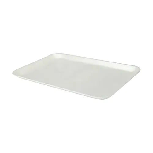 10X14 Meat Tray 10X14X0.75 IN 1 Compartment Polystyrene Foam White Rectangle - pack of 100 10X14 Meat Tray 10X14X0.75 IN 1 Compartment Polystyrene Foam White Rectangle - pack of 100