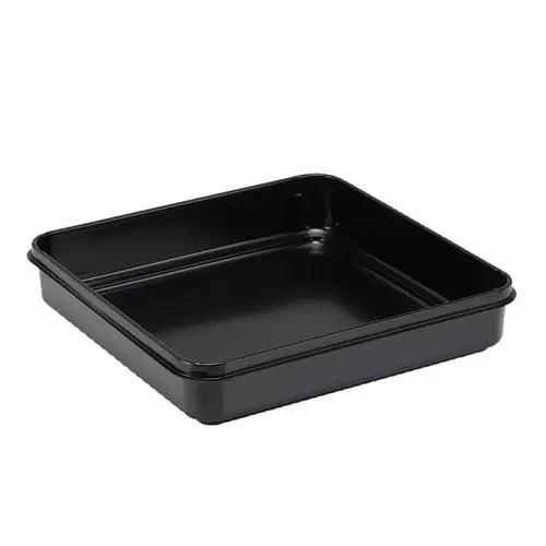 BonFaire Cold Take-Out Container Base PET Black Clear - pack of 100 BonFaire Cold Take-Out Container Base PET Black Clear - pack of 100