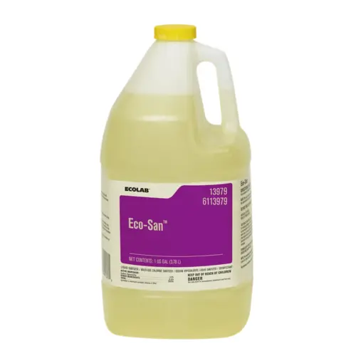 Eco-San Dishmachine Sanitizer 1 GAL Low Temperature Liquid - pack of 4 Eco-San Dishmachine Sanitizer 1 GAL Low Temperature Liquid - pack of 4
