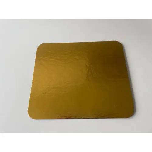 Cake Board 10.75X9.5 IN Gold 80 Point Thin - pack of 200 Cake Board 10.75X9.5 IN Gold 80 Point Thin - pack of 200