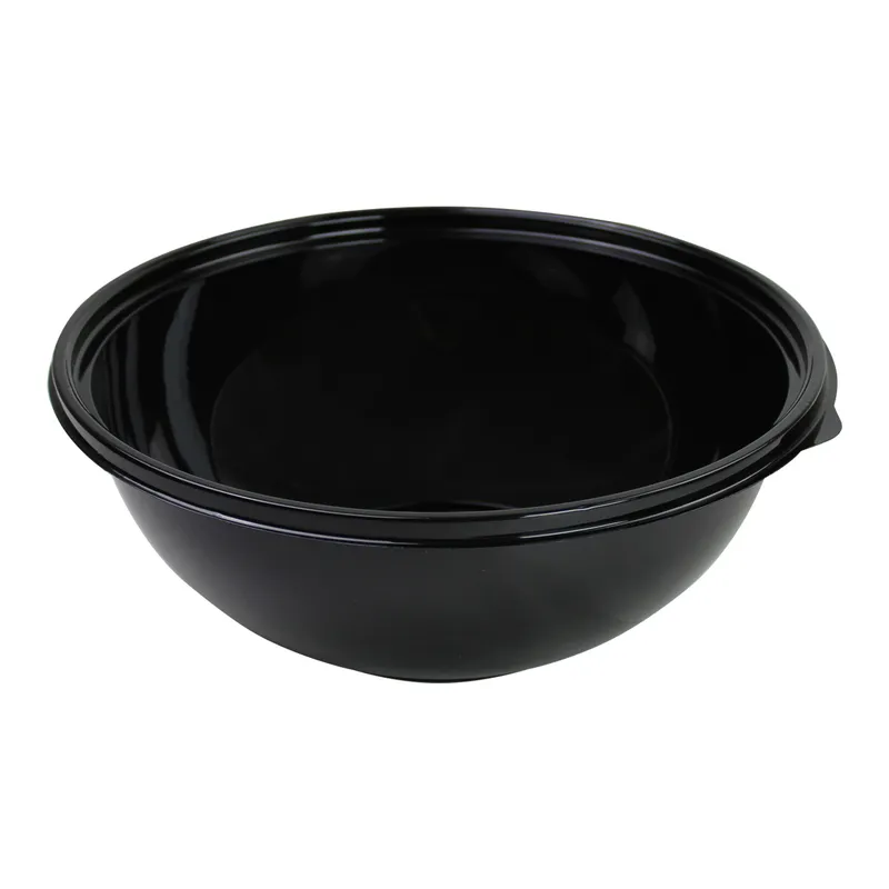 Sabert 92160A50 Bowl 160 OZ PET Black Round - pack of 50