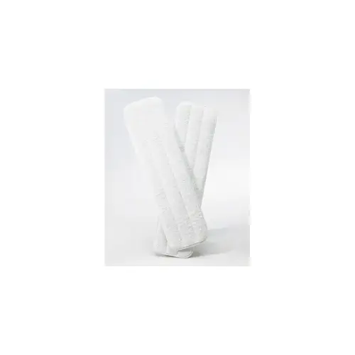 Phazer Mop Pad 22X6X0.25 IN White Microfiber Applicator - pack of 5 Phazer Mop Pad 22X6X0.25 IN White Microfiber Applicator - pack of 5