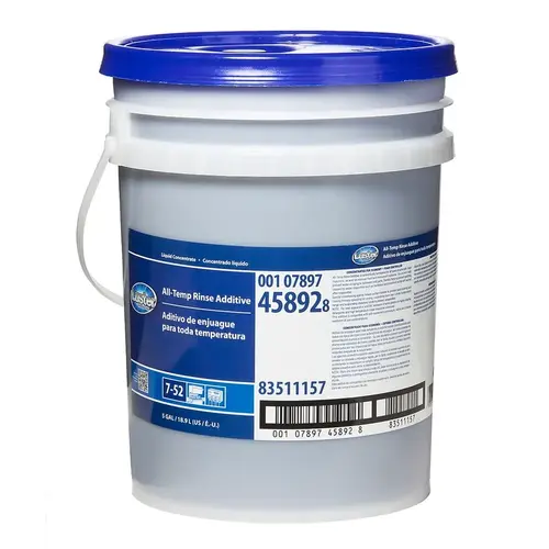 Luster Professional Rinse Aid 5 GAL All Temperature Liquid Luster Professional Rinse Aid 5 GAL All Temperature Liquid