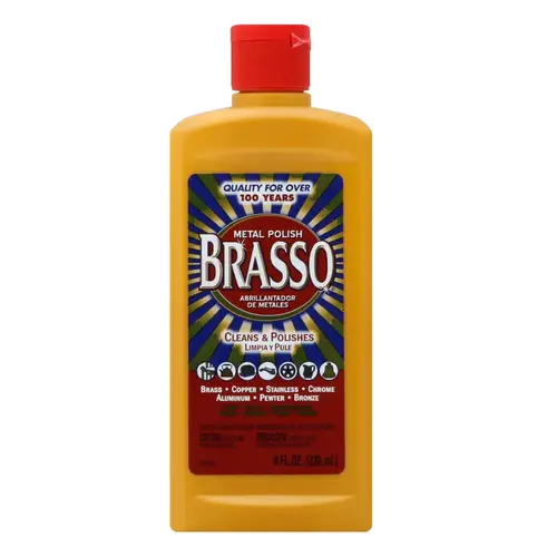 Brasso Metal Polish 8 FLOZ Multi Surface RTU Tan - pack of 8 Brasso Metal Polish 8 FLOZ Multi Surface RTU Tan - pack of 8