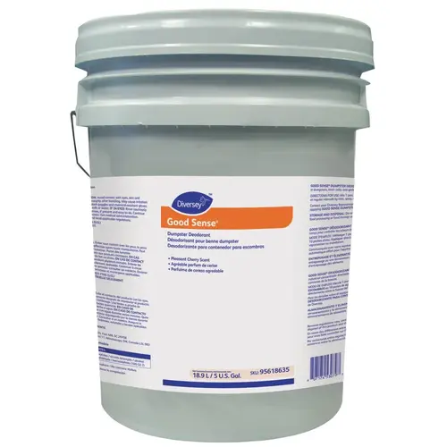 Good Sense Dumpster & Trash Deodorant Cherry Pink Liquid 5 GAL Good Sense Dumpster & Trash Deodorant Cherry Pink Liquid 5 GAL