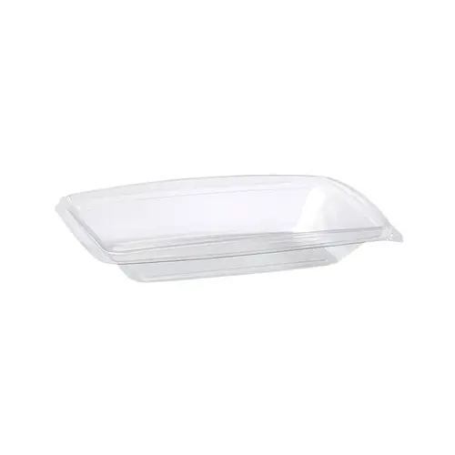 The BOTTLEBOX Take-Out Container Base 10.25X7.25X1.75 IN RPET Clear Rectangle - pack of 400 The BOTTLEBOX Take-Out Container Base 10.25X7.25X1.75 IN RPET Clear Rectangle - pack of 400