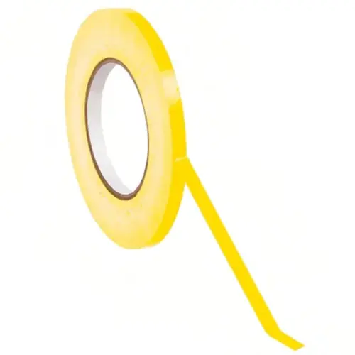 Bag Sealing Tape 0.375IN X180YD Yellow Bag Sealing Tape 0.375IN X180YD Yellow