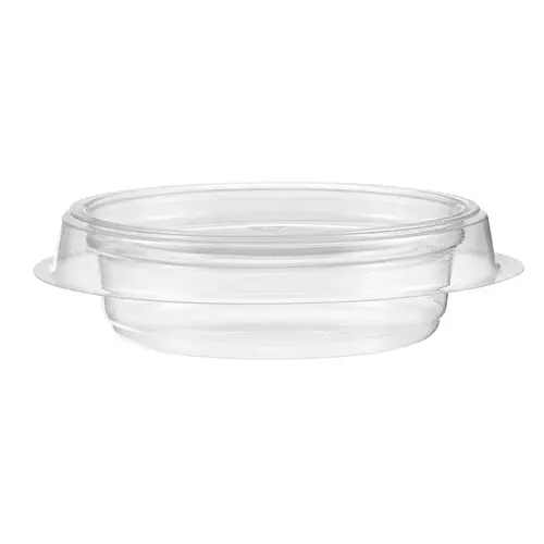 Safe-T-Fresh Take-Out Container Insert 2 OZ 3X1 IN RPET Clear Round - pack of 1200 Safe-T-Fresh Take-Out Container Insert 2 OZ 3X1 IN RPET Clear Round - pack of 1200