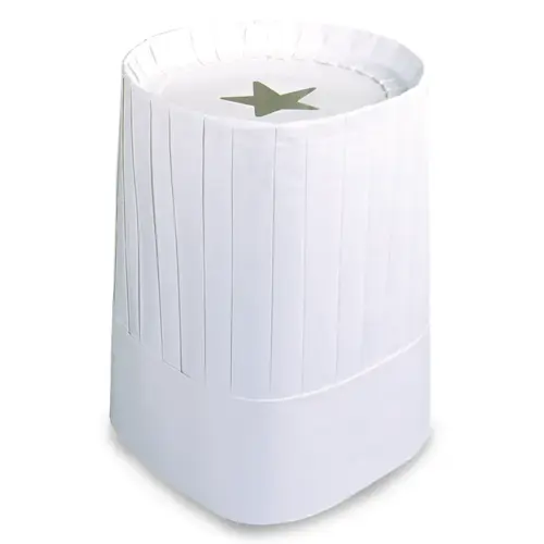 LE CLASSIC Chef Hat 12 IN White Paper - pack of 10 LE CLASSIC Chef Hat 12 IN White Paper - pack of 10