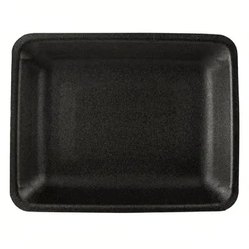 4P Meat Tray Foam Black - pack of 300 4P Meat Tray Foam Black - pack of 300
