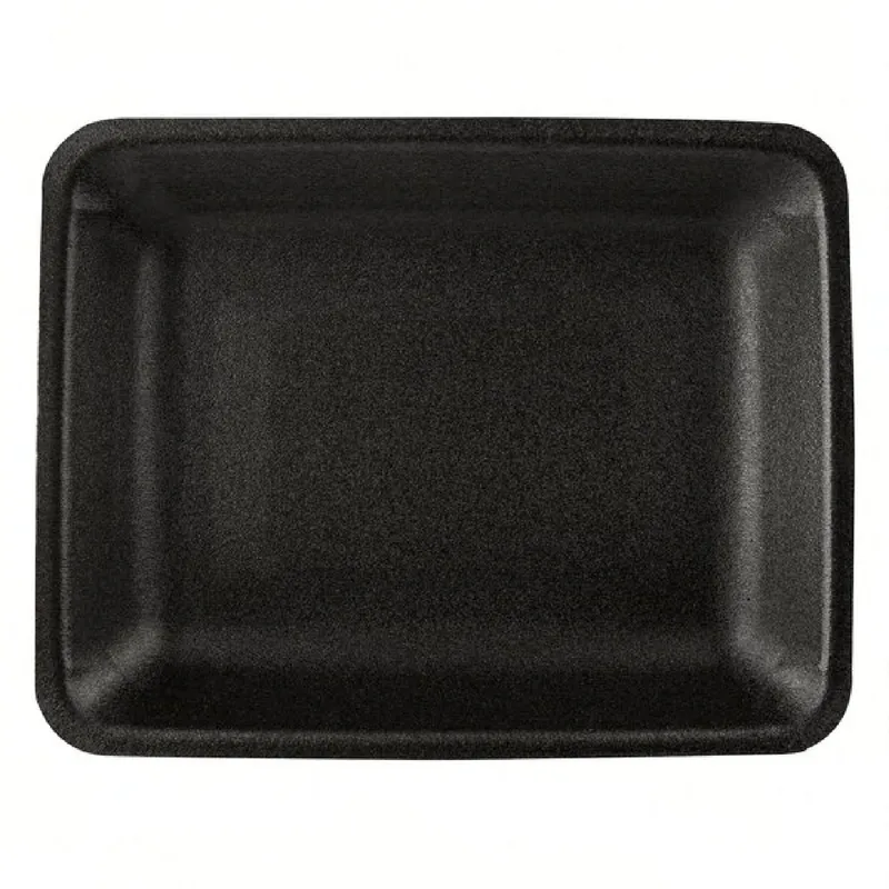 Remcoda CH4P50NE 4P Meat Tray Foam Black - pack of 300