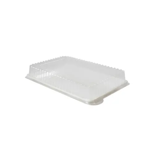 Platter Pleasers Lid Dome 18X12 IN PET Clear Rectangle For Catering Tray - pack of 40 Platter Pleasers Lid Dome 18X12 IN PET Clear Rectangle For Catering Tray - pack of 40