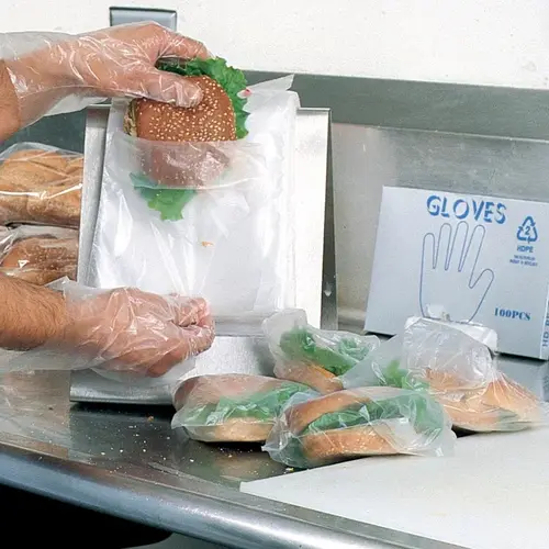 Sandwich Bag 6.5X7 IN High-Density Polyethylene (HDPE) 0.5MIL Clear With Flip Top Closure Saddlepack - pack of 2000 Sandwich Bag 6.5X7 IN High-Density Polyethylene (HDPE) 0.5MIL Clear With Flip Top Closure Saddlepack - pack of 2000