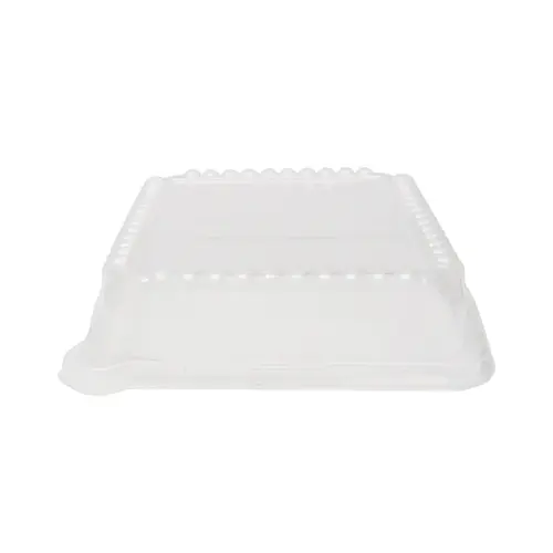 Lid Dome 8X10 IN PET Clear Rectangle For Container - pack of 50 Lid Dome 8X10 IN PET Clear Rectangle For Container - pack of 50