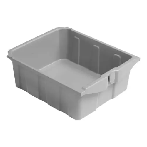 Work Station 10.5 GAL Dark Gray Plastic Sliding Drawer Work Station 10.5 GAL Dark Gray Plastic Sliding Drawer