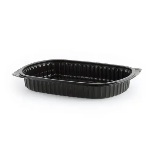 Take-Out Container Base 7X10 IN PP Black Microwave Safe - pack of 250 Take-Out Container Base 7X10 IN PP Black Microwave Safe - pack of 250