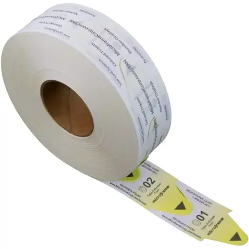 Numbered Ticket 5.83X5.43X1.8 IN Yellow Paper - pack of 3000 Numbered Ticket 5.83X5.43X1.8 IN Yellow Paper - pack of 3000