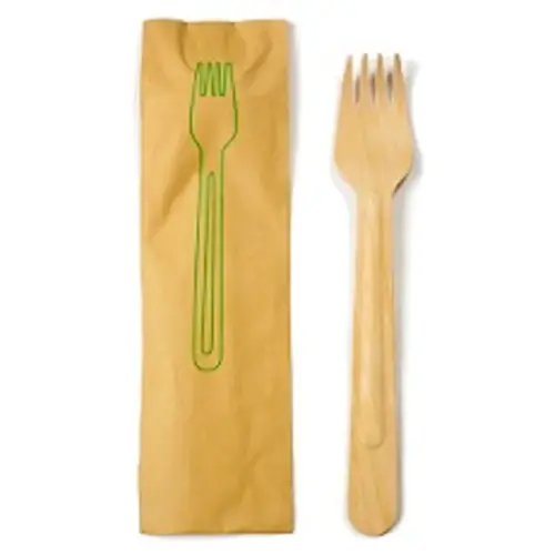 Fork Wood Brown Individually Wrapped - pack of 1000 Fork Wood Brown Individually Wrapped - pack of 1000