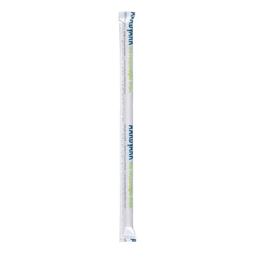 Aardvark Giant Straw 0.292X10 IN Paper Black Wrapped - pack of 2400 Aardvark Giant Straw 0.292X10 IN Paper Black Wrapped - pack of 2400