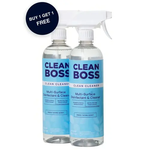 CleanBoss Fresh Thyme Disinfectant 24 OZ Multi Surface Botanical - pack of 12 CleanBoss Fresh Thyme Disinfectant 24 OZ Multi Surface Botanical - pack of 12