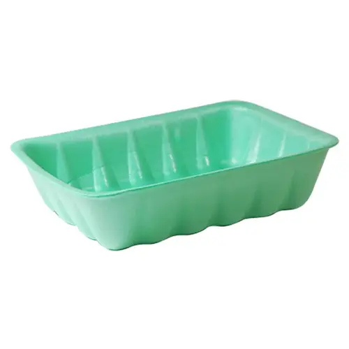 42 Meat Tray 8.313X6.5X1 IN Polystyrene Foam Deep Green Rectangle - pack of 250 42 Meat Tray 8.313X6.5X1 IN Polystyrene Foam Deep Green Rectangle - pack of 250