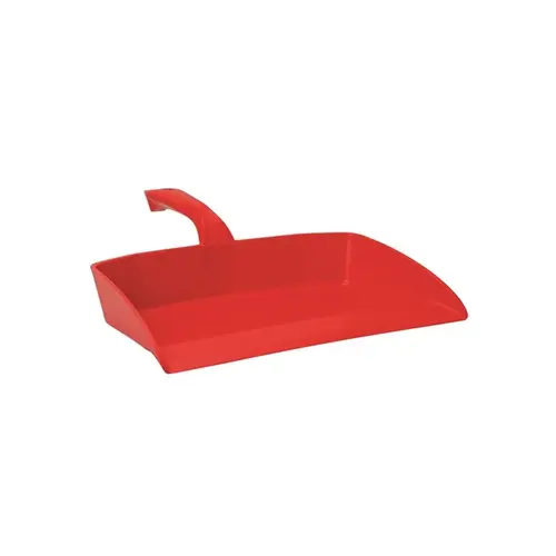 Vikan Dust Pan 13X11.6X3.9 IN Red PP Hygienic Vikan Dust Pan 13X11.6X3.9 IN Red PP Hygienic