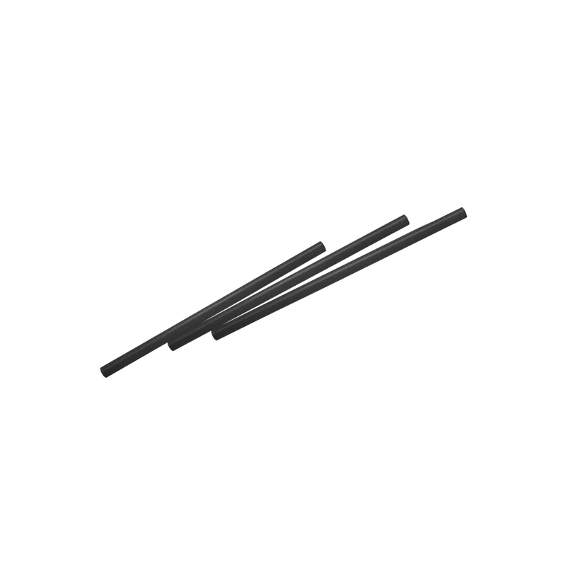 Newlight Technologies CKBK4800 Cocktail Straw 5.3 IN Black Unwrapped Made With Aircarbon - pack of 4800