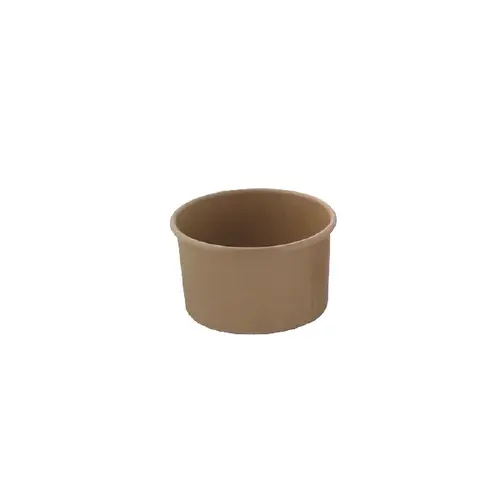 Food Container Base 5 OZ Kraft Paperboard Kraft Round Grease Resistant - pack of 1000 Food Container Base 5 OZ Kraft Paperboard Kraft Round Grease Resistant - pack of 1000