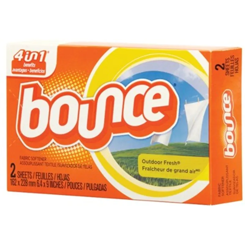 P&G PRO 10037000026645 Bounce Outdoor Fresh Laundry Softener Sheet Coin Vend - pack of 156