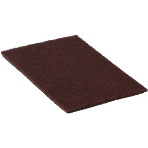 Hand Pad 6X9 IN Synthetic Fiber Maroon 20 - pack of 60 Hand Pad 6X9 IN Synthetic Fiber Maroon 20 - pack of 60