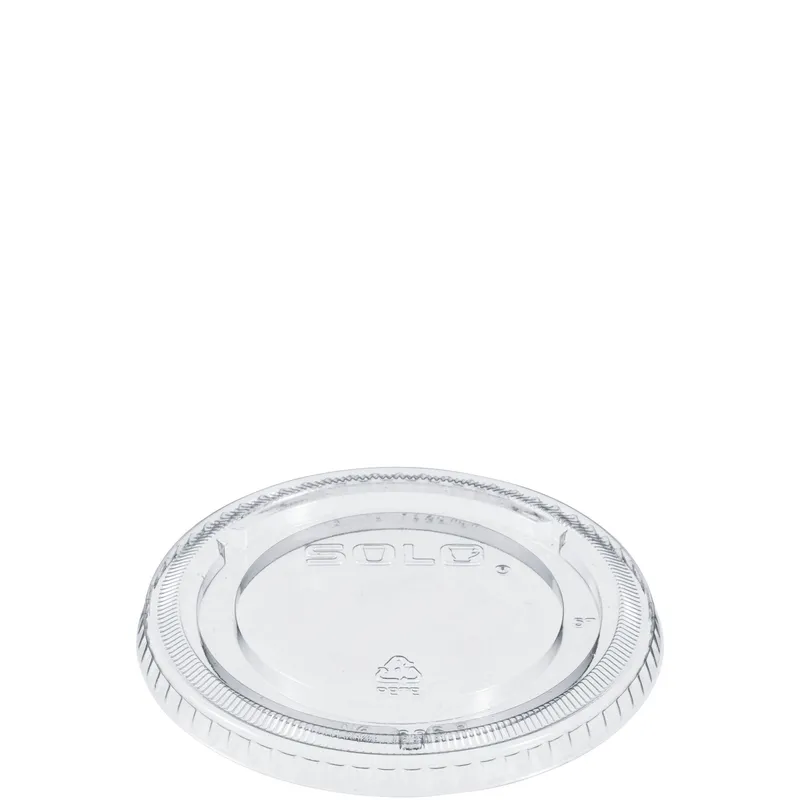 Dart Container Corporation 626TP Dart Lid Flat 3.984X0.355 IN PET Clear For 5.5-24 OZ Cold Cup No Hole Not Vented 100 - pack of 1000