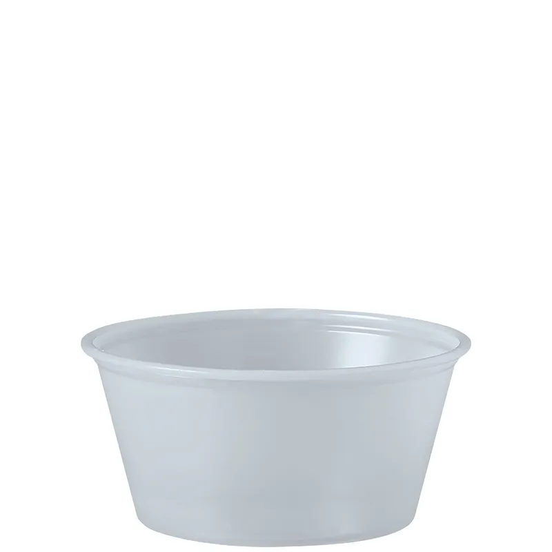 Dart Container Corporation P325N Solo Souffle & Portion Cup 3.25 OZ PS Translucent Round Stackable - pack of 2500