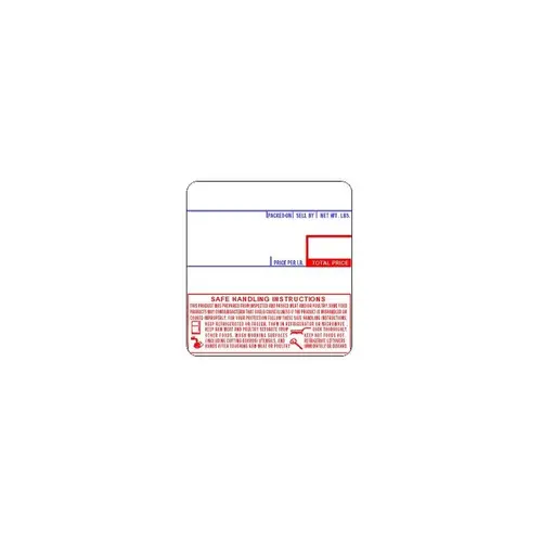 CAS 1478-S/H Safe Handling Scale Label 2.28X2.36 IN UPC - pack of 6000 CAS 1478-S/H Safe Handling Scale Label 2.28X2.36 IN UPC - pack of 6000