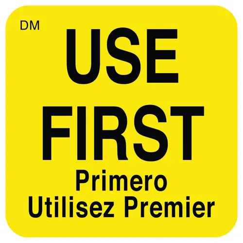 Use First Label 1X1 IN Dissolvable - pack of 50 Use First Label 1X1 IN Dissolvable - pack of 50
