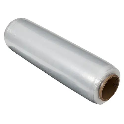 Hand Stretch Film 17.5IN X1476FT Clear Plastic 39GA Prestretch - pack of 4 Hand Stretch Film 17.5IN X1476FT Clear Plastic 39GA Prestretch - pack of 4