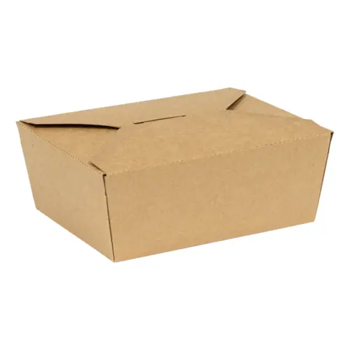 INNOBOX EDGE #8 Take-Out Box 6X5X3 IN Paperboard Kraft - pack of 130 INNOBOX EDGE #8 Take-Out Box 6X5X3 IN Paperboard Kraft - pack of 130