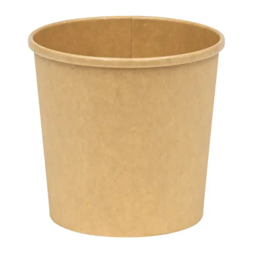 Soup Food Container Base 24 OZ Paperboard Kraft Leak Resistant - pack of 500 Soup Food Container Base 24 OZ Paperboard Kraft Leak Resistant - pack of 500