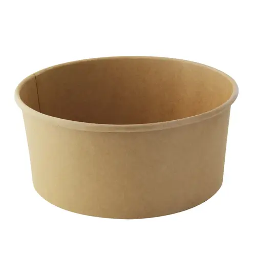 Salad Bucket & Tub 53 OZ Paper Kraft Round Grease Resistant - pack of 360 Salad Bucket & Tub 53 OZ Paper Kraft Round Grease Resistant - pack of 360