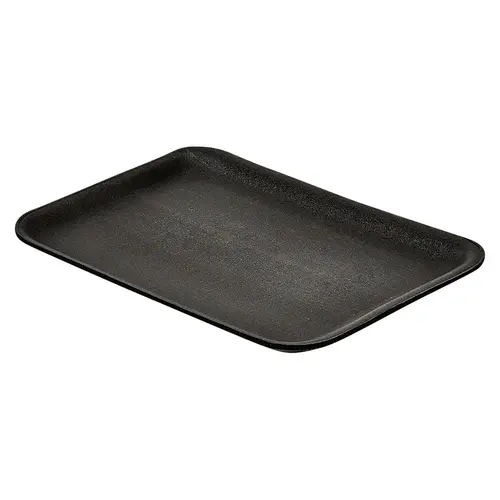20S Meat Tray 6.31X8.63X0.63 IN Polystyrene Foam Black Rectangle Heavy - pack of 500 20S Meat Tray 6.31X8.63X0.63 IN Polystyrene Foam Black Rectangle Heavy - pack of 500