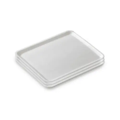 25D Meat Tray 14X8.6X1.6 IN Polystyrene Foam White Heavy - pack of 150 25D Meat Tray 14X8.6X1.6 IN Polystyrene Foam White Heavy - pack of 150
