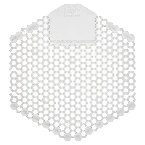 Wave 3D Urinal Screen Honeysuckle White EVA 7X6.5X0.66 IN Deodorizer - pack of 60 Wave 3D Urinal Screen Honeysuckle White EVA 7X6.5X0.66 IN Deodorizer - pack of 60