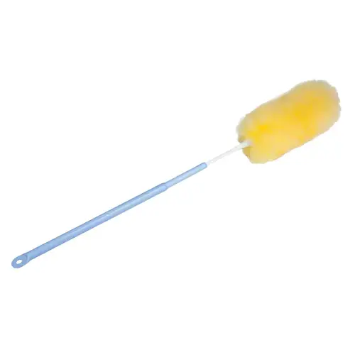 Duster 12 IN Blue Reusable Pom 60 In Extension Handle - pack of 12 Duster 12 IN Blue Reusable Pom 60 In Extension Handle - pack of 12
