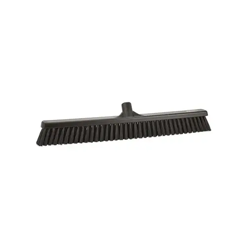 Vikan Push Broom 24X2.8X4.9 IN Black PP Polyester Stainless Steel Color Coded Vikan Push Broom 24X2.8X4.9 IN Black PP Polyester Stainless Steel Color Coded