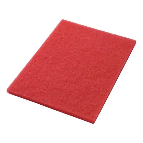 Burnishing Pad 14X20 IN Red Polyester Fiber - pack of 5 Burnishing Pad 14X20 IN Red Polyester Fiber - pack of 5