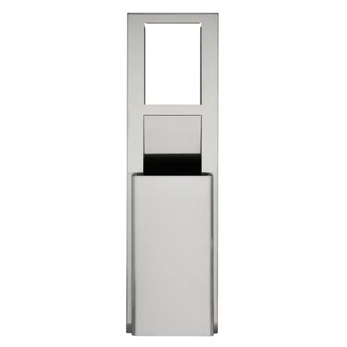 enMotion Pacific Blue Ultra Trash Receptacle 7.88X17.20X60.10 IN Silver Stainless Steel enMotion Pacific Blue Ultra Trash Receptacle 7.88X17.20X60.10 IN Silver Stainless Steel