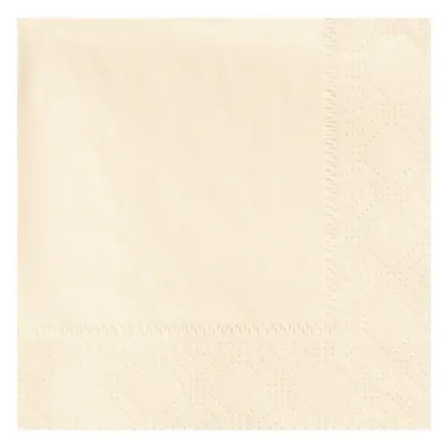Beverage Napkins 10X10 IN Ivory 2PLY - pack of 1000 Beverage Napkins 10X10 IN Ivory 2PLY - pack of 1000
