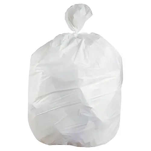 Can Liner 24X32 IN White Plastic 0.75MIL - pack of 500 Can Liner 24X32 IN White Plastic 0.75MIL - pack of 500