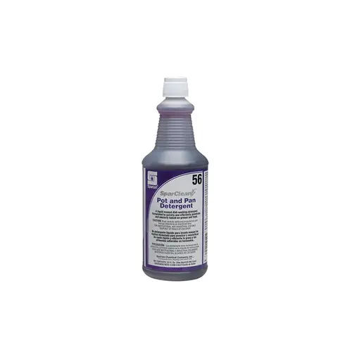 SparClean Pot and Pan Detergent 56 Pleasant Scent Manual Pot & Pan Detergent 1 QT Alkaline Liquid Purple - pack of 12 SparClean Pot and Pan Detergent 56 Pleasant Scent Manual Pot & Pan Detergent 1 QT Alkaline Liquid Purple - pack of 12