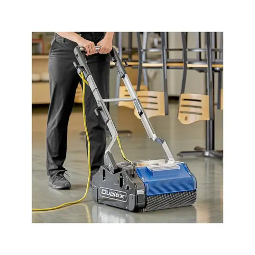 Floor Scrubber 14IN Blue Gray With 35FT Cord Walk Behind 2 Brushes Floor Scrubber 14IN Blue Gray With 35FT Cord Walk Behind 2 Brushes
