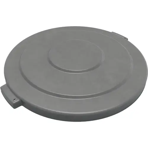 Bronco Lid 44 GAL Gray Round HDPE - pack of 3 Bronco Lid 44 GAL Gray Round HDPE - pack of 3